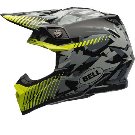 Bell motorbike helmets now available online. Bell Moto-9 Yellow Camo Motocross Helmet - Motocross ...