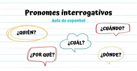 Pronomes Interrogativos Em Espanhol Los Interrogativos Aula De My XXX