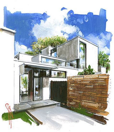 Pin di Sketsa Rumah Minimalis