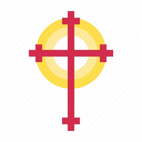 Catholic Christ Christian Cross Protestant Sign Symbol Icon