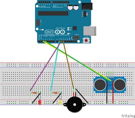 Basic Arduino Proximity Detector With Buzzer And Leds Tech4teaching