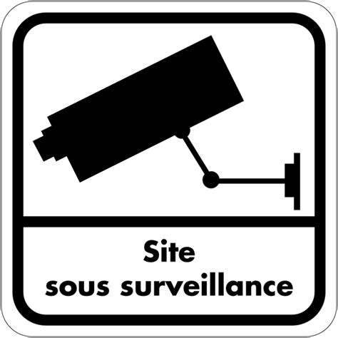 Autocollant Dissuasif En Vinyle Site Sous Surveillance Seton Fr