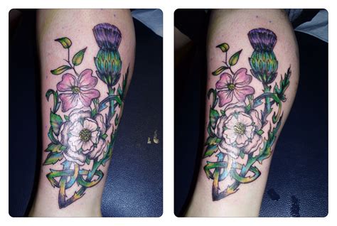 Sometimes they are chosen by someone who, passing through celtic nations, falls in love with the scenery. My tattoo of a Scottish thistle (representing my dad, and ...
