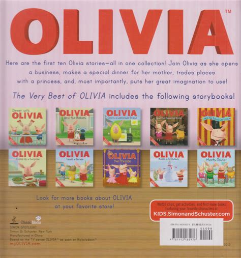 The Very Best Of Olivia A Storybook Treasury Hardcover Olivia