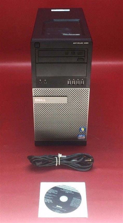 Dell Optiplex 990 Mini Tower Desktop Core I7 2600 340ghz 8gb Ram