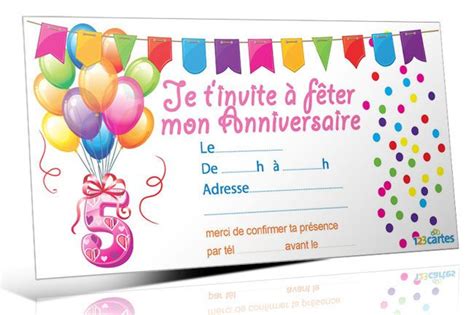 We did not find results for: Invitation anniversaire 5 ans | Carte anniversaire, Carte ...