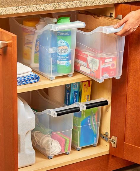 Maybe you would like to learn more about one of these? Slim Rolling Cabinet Storage Bins in 2020 | Pantry ...