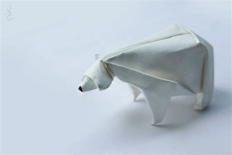 Polar Bear Book Origami Origami Art Polar Bear