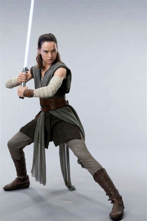 Rey From Star Wars Episode Viii The Last Jedi Action Pose Reference