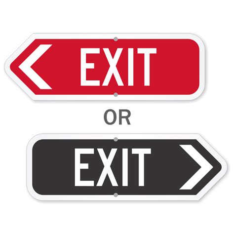 You can only upload 3 icons as a free user. Directional Exit Signs With Arrows