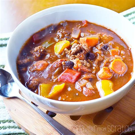 Hearty Turkey Chili Flavor From Scratch