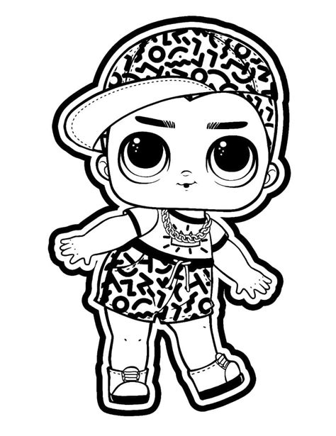 Scribbles Lol Surprise Doll Coloring Page Download Print Or Color