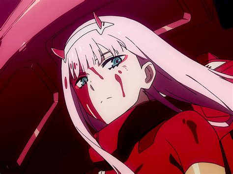 Download Desktop Wallpaper Angry Zero Two Darling In The Franxx By