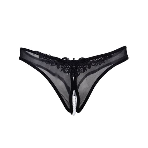 Clearance Pearl Open Crotch Mesh Briefs Erotic Lingerie Sex Underwear For Women Walmart Canada