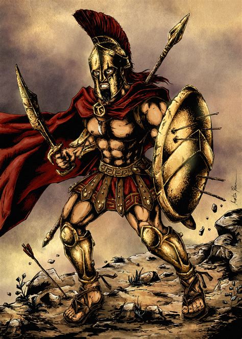 Leonidas I King Of Sparta By Mkozmon On Deviantart