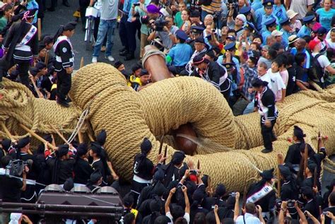 The Rope Used In Okinawas Guinness World Record Tug O War Weighs Over