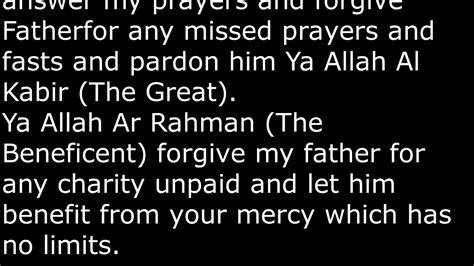Dua For Deceased Prayers For Forgiveness For Our Much Loved Deceased