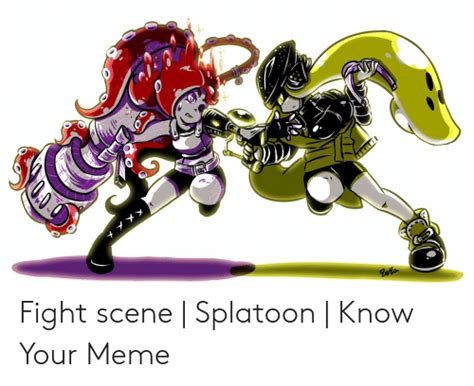 Fight Scene Splatoon Know Your Meme Meme On Meme