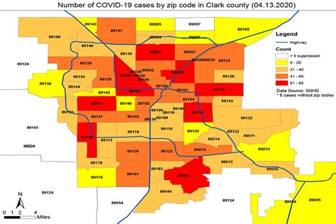 Clark County Nevada Zip Code Map Map Vector