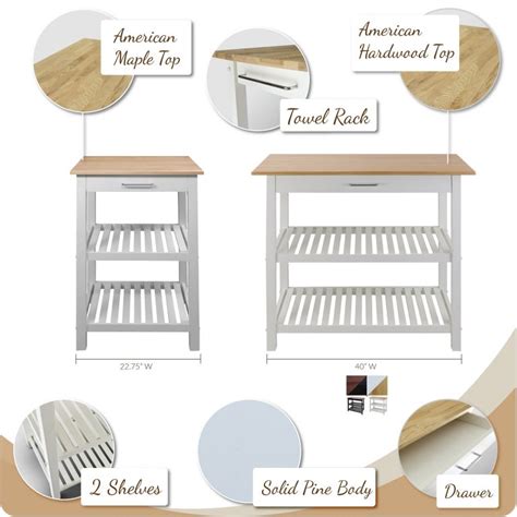 Kitchen island seating for 8. Kitchen Island with Solid Wood - Casual Home