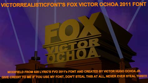 2011 Fox Victor Ochoa Font By Suime7 On Deviantart