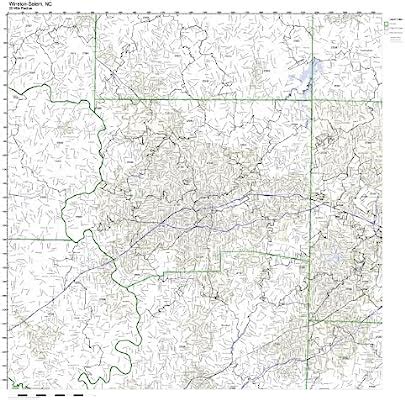 Winston Salem Nc Zip Code Map Map Vector