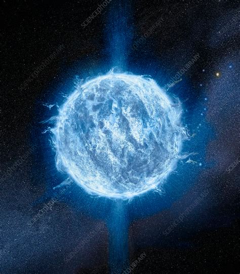 Massive Neutron Star Illustration Neutron Star Sirius Star Neutrons