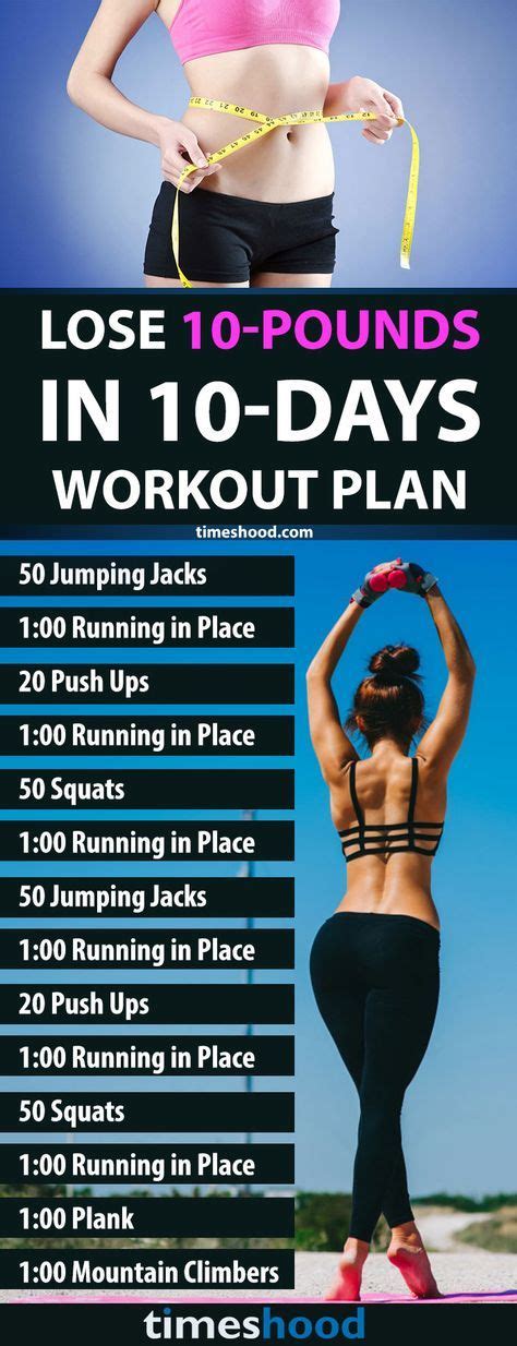 Fitness Inspiration Fast Weight Loss 1000 Calorie Workout Plan To Lose 10 Pounds In 10 Days