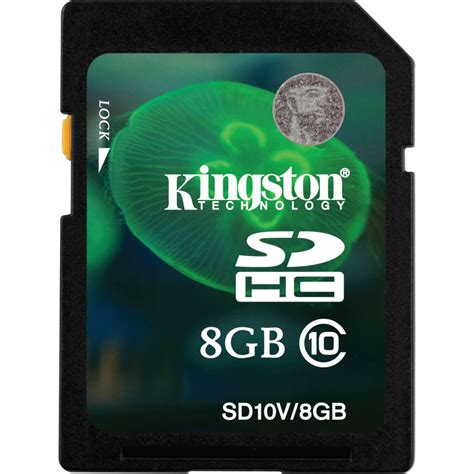 Depending on quantity, product may be on backorder (up to about 1 week) model # (sds2/32gb) Kingston 8GB SDHC Memory Card Class 10 SD10V/8GB B&H Photo Video