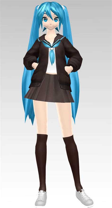 Mmd Pda Rolling Girl Miku Dl By Rin Chan Now On Deviantart