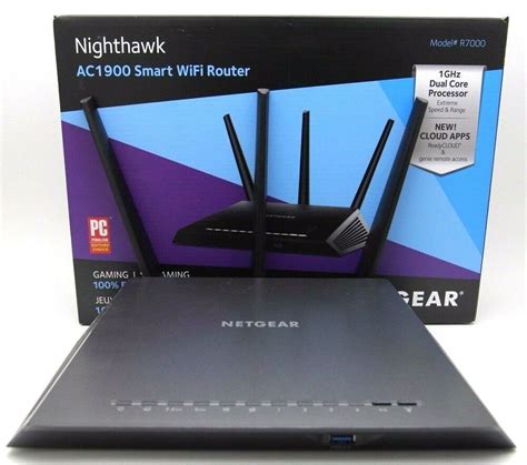 Netgear Nighthawk Ac 1900 Smart Wifi Router Model 7000 1 Ghz Dual Core