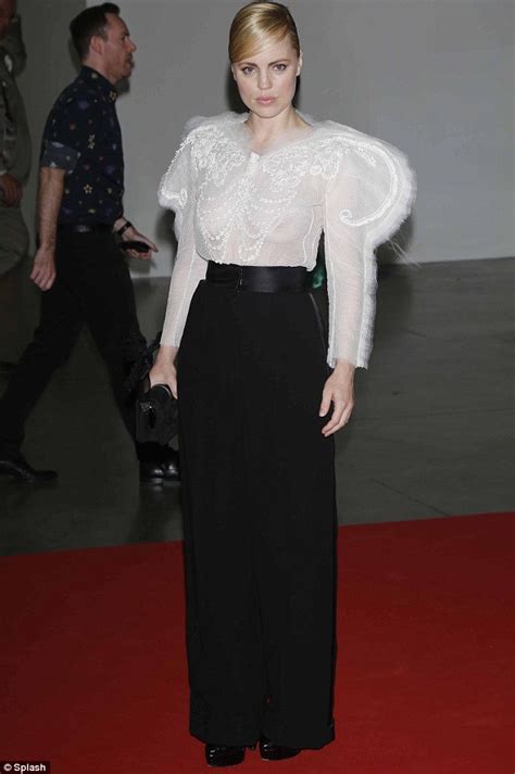 Melissa George S Sheer Delight Actress Wears See Through Blouse Daily Mail Online