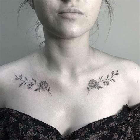 Simple Chest Tattoo Design For Girls