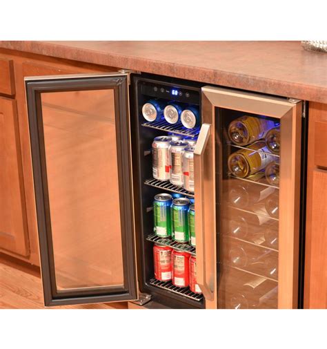 A beverage cooler or beverage refrigerator is a household appliance exclusively designed to the versatility of beverage coolers allows them to be used in the kitchen as well as in basements, wet. NewAir AWB-360DB Dual Zone Built-In Wine and Beverage ...