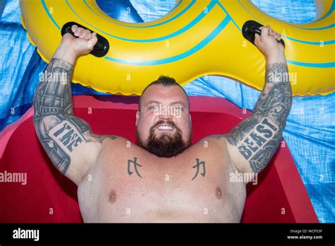 Former Worlds Strongest Man Eddie Hall Before Being Dropped Down The