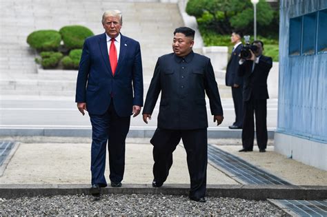 Trump Steps Into North Korea For Symbolic Meeting With Kim The Times