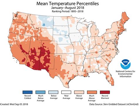 Assessing The Us Climate In August 2018 News National Centers For