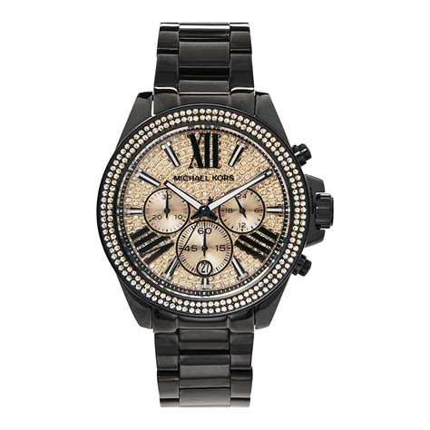 This section of mk watches for men and women is a delightful collection of both regular and smart watches. MK5879 Michael Kors Rose Gold and Black Chronograph Ladies ...