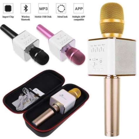 Micgeek Q7 Karaoke Singing Wireless Bluetooth Microphone Isky Trading