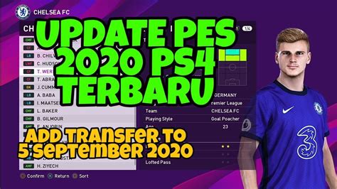 OPTION FILE PES 2020 PS4 SEASON 2021 UPDATE TRANSFER TERBARU