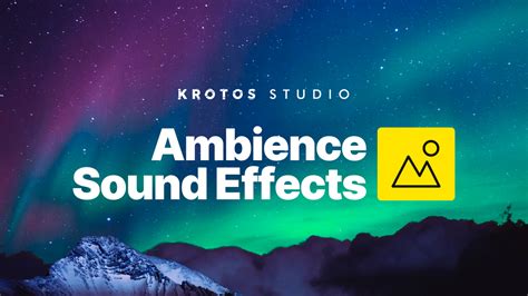 Ambience Sound Effects City Forest Suburbs Krotos Studio Presets