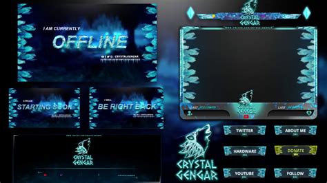 Twitch Livestream Overlay Template 2019 Youtube