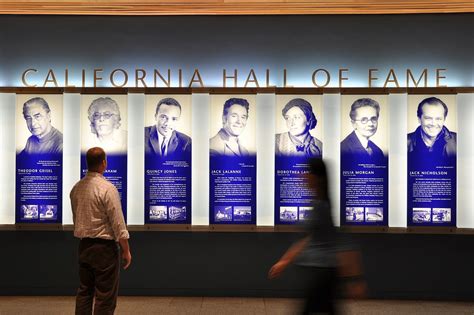 The California Museum California Hall Of Fame Exhibition Display