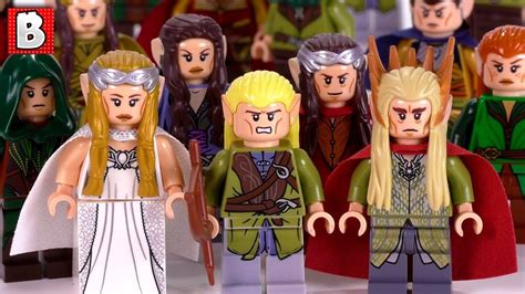 Every Lego Lotr Elf Minifigure Ever Made Rare Elrond Polybag