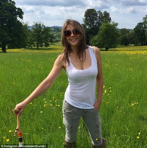 Elizabeth Hurley Shows Off Her Sizzling Beach Body As She Posts A