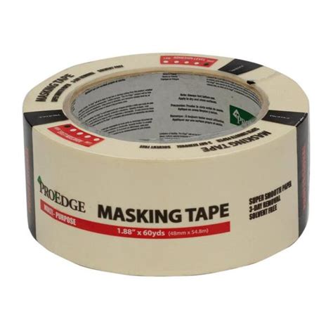 pro edge 1 88 in x 60 yds general purpose masking tape pe mask g 2 the home depot