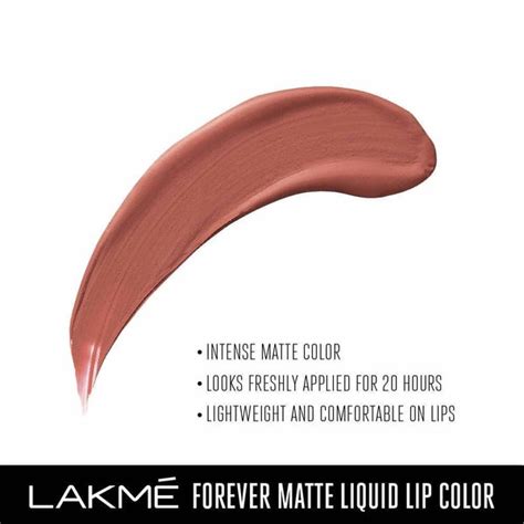 Buy Lakme Forever Matte Liquid Lip Colour Nude Myth Online At Best