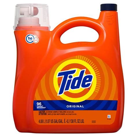 All laundry detergents leave a residue on clothing, which is absorbed by our skin (and inhaled). Tide High Efficiency Original Laundry Detergent