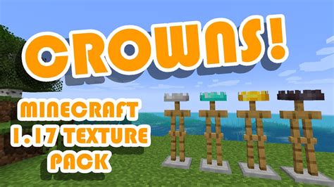 More Crowns Texture Pack Minecraft 117 Resource Pack Youtube