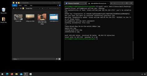 Using Wsl On Windows 10 With Rsync Explaining A Powerful File